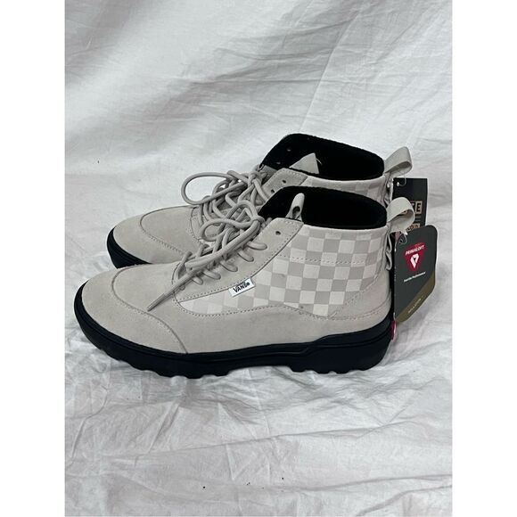 Vans Checkerboard Colfax cold weather leather boot, unisex men’s 7/ wms 8.5 NWT - Picture 7 of 14